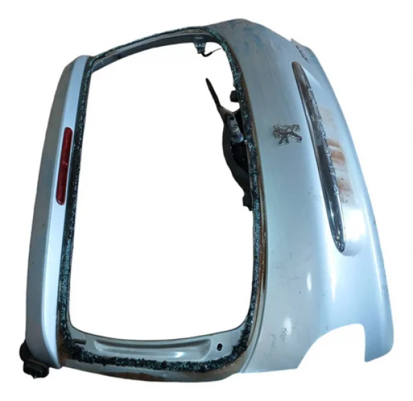 Tampa Traseira Porta Malas Peugeot 207 2009 A 2012 Prata