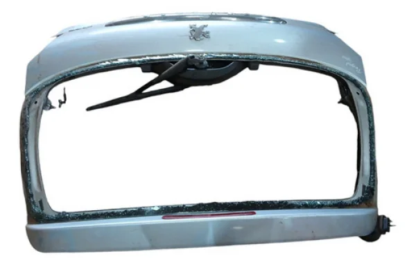 Tampa Traseira Porta Malas Peugeot 207 2009 A 2012 Prata