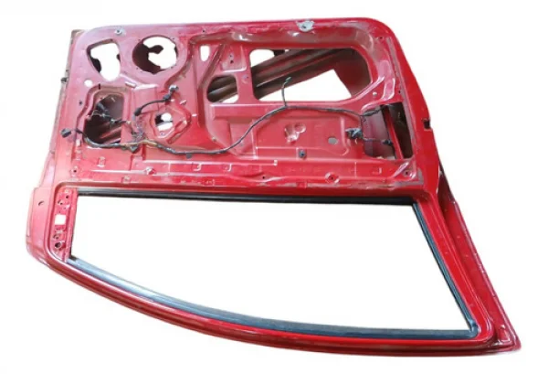 Porta Dianteira Esquerda Vw Fox 2004 A 2010 Vermelha 2portas