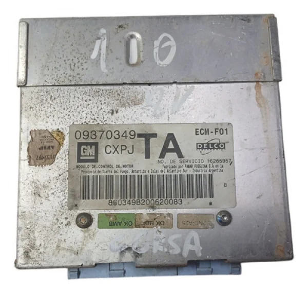Mdulo Injeo 1.0 0937 0349 8v Cxpj Ta Corsa 1997 2002
