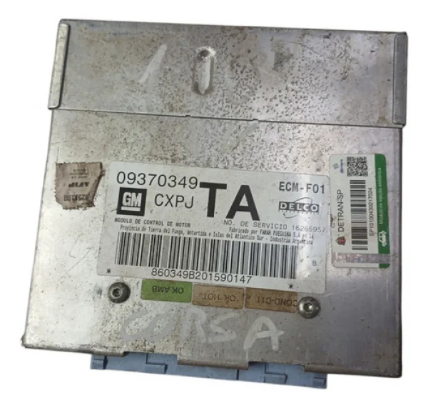 Mdulo Injeo Corsa 1.0 0937 0349 8v Cxpj Ta  1999 2002