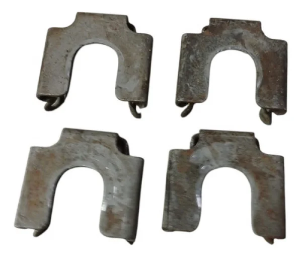 Kit 4 Presilha Trava Bico Injetor Ford Fiesta 1.0 8v 99 A 07
