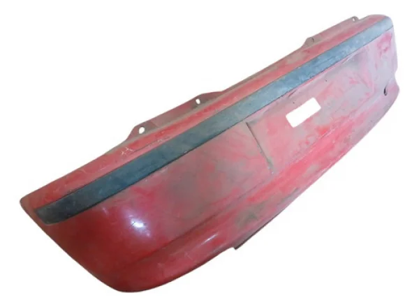 Parachoque Traseiro Fiat Palio 1996 A 2000 Vermelho