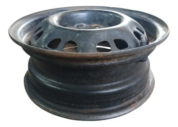 Roda De Ferro Aro 13 Original Vw Gol Saveiro Parati 4 Furos