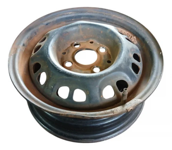 Roda De Ferro Aro 13 Original Vw Gol Saveiro Parati 4 Furos