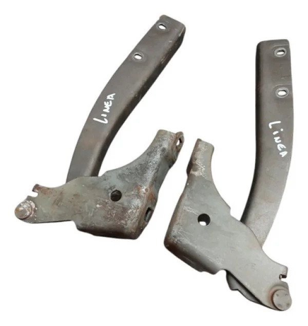 Par De Dobradia Haste Capo Original Fiat Linea 2008 A 2012