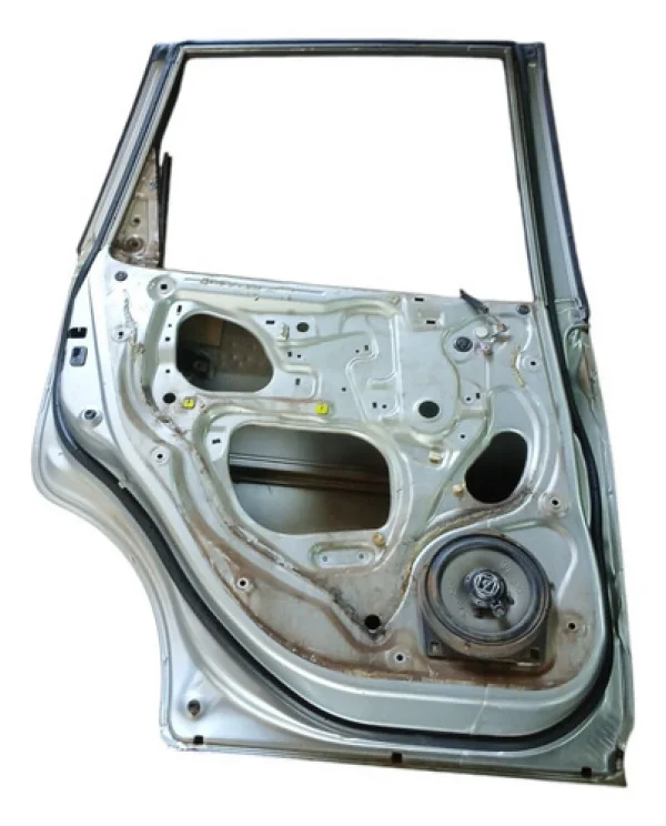 Porta Traseira Esquerda Honda Fit 2004 A 2010 Prata 