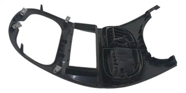Moldura Central Painel Radio Peugeot 206 Original Preto