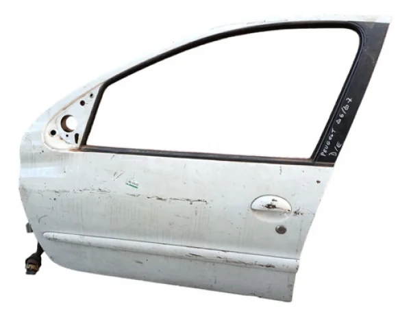 Porta Dianteira Esquerda Peugeot 206 207 Original Branca