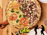 Pizza Grande | 1/2 lombo de cinema + 1/2 Marguerita | 35cm - 8 Fatias