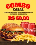 COMBO CASAL + 2 COCA LATA