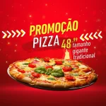Pizza Gigante tradicional R$48,00