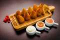 Coxinha de Leitoa - Com Massa de Mandioquinha e Queijo