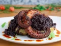 Polvo com arroz negro Polvo com arroz negro