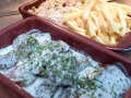 Bifinhos de Mignon ao molho de gorgonzola. Bifinhos de Mignon ao molho de gorgonzola.