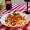Talharim (Bacon, Tomate Cereja, Calabresa, Br�colis) (4 Pessoas)