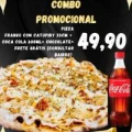 Combo Pizza Frango com catupiry