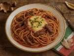 Macarrão Pomodoro & Iscas de Carne Greladas
