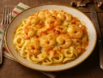 Macarrão Camarão Rose ao Bechamel