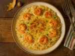 Risoto Camarão Rose