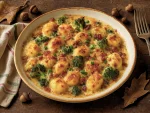 Nhoque Brócolis com Bacon