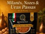 Kit Risoto Milanês, Nozes & Uvas Passas - 190g (2 porções)