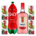 COMBO DE GIN ROCKS MELANCIA/4-RED BULL MELANCIA/4-GELO MELANCIA