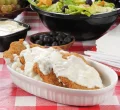 Fil� de frango com molho de queijos