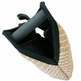 Bite Pillow com 2 Seguradores - Tecido de Juta