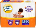 Fralda Pompom Protek P - 30 Un