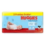 Fralda Huggies Tripla Proteção Mega M - 38 Un Fralda Huggies Tripla Proteção Mega M - 38 Un