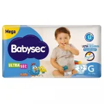 Fralda Babysec Ultrasec G - 32 Un