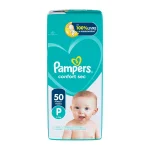 Fralda Pampers Confort Sec P - 50 Un