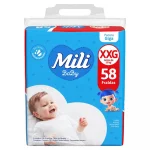 Fralda Mili Baby XXG - 58 Un Fralda Mili Baby XXG - 58 Un