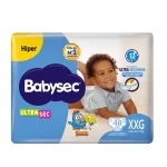 Fralda Babysec Ultrasec XXG - 48 Un Fralda Babysec Ultrasec XXG - 48 Un