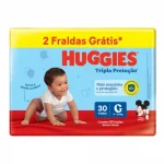 Fralda Huggies Tripla Proteo G - 30 Un