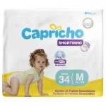 Fralda Capricho Shortinho M - 34 Un Fralda Capricho Shortinho M - 34 Un