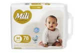 Fralda Mili Leve e Care Premium M - 78 Un Fralda Mili Leve e Care Premium M - 78 Un