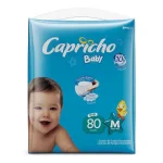 Fralda Capricho Baby M - 80 Un Fralda Capricho Baby M - 80 Un