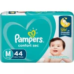 Fralda Pampers Confort Sec M - 44 Un Fralda Pampers Confort Sec M - 44 Un