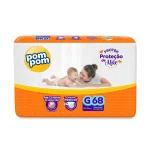 Fralda Pompom Protek G - 68 Un Fralda Pompom Protek G - 68 Un
