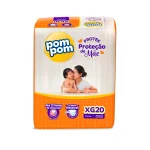 Fralda Pompom Protek XG - 20 Un Fralda Pompom Protek XG - 20 Un