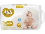 Fralda Mili Love e Care Premium XG  - 66 Un Fralda Mili Love e Care Premium XG  - 66 Un