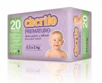 Fralda Cherito Prematuro - 20 Un