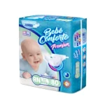 Fralda Beb Conforto Premium RN - 80 Un