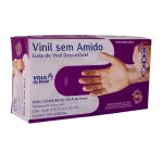 Luva de Vinil sem Amido G- 100 Un Luva de Vinil sem Amido G- 100 Un