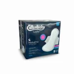 Absorvente Cottonbaby Noturno com Abas - 8 Un