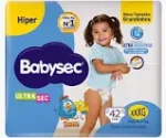 Baby Sec Hiper XXXG - 42 Unidades Baby Sec Hiper XXXG - 42 Unidades