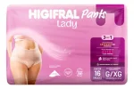 Higifral Lady Pants com 16 G/XG- 16 Unidades