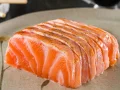 Sashimi de Salmão Maçaricado Trufado (8 fatias) Sashimi de Salmão Maçaricado Trufado (8 fatias)